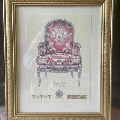 4 Victorian Chair prints