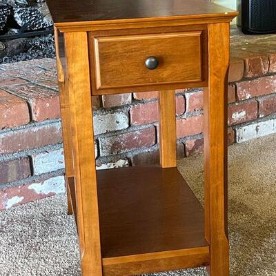 Lot 112  Contemporary Side Table One Drawer 