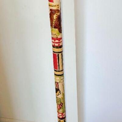 Lot 122  Vintage Carved Wooden Mexican Cane