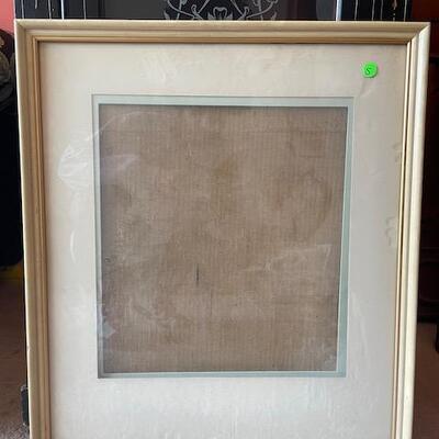 Tree painting and empty frame and Picture light (see pics)