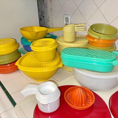 Lot 136  Group of Vintage Tupperware 70s-90s