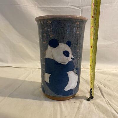 Vintage Panda Vase