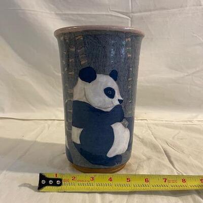 Vintage Panda Vase