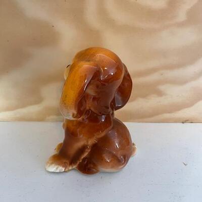 Angel candle holder, and Ceramic pup