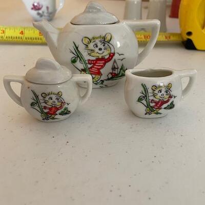 2 children's tea sets