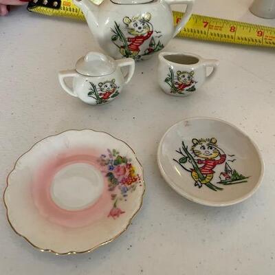 2 children's tea sets