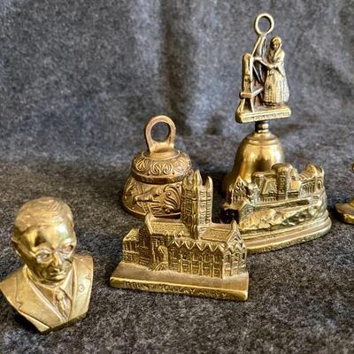 Lot 154  Collection of Brass Figural Souvenirs of Ireland 