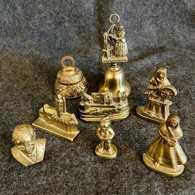 Lot 154  Collection of Brass Figural Souvenirs of Ireland 