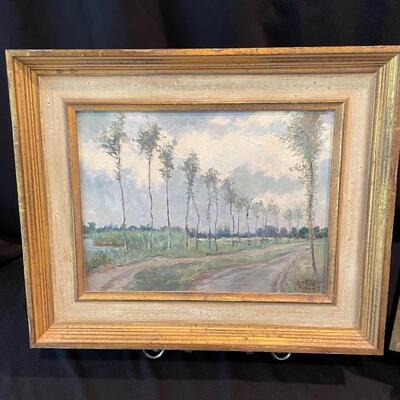 Lot 79 - Otto Emerson 1892 Art & Framed Landscape