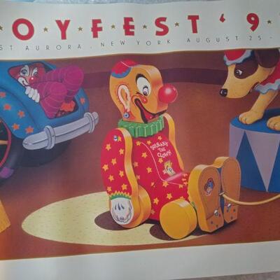 Signed Mel Epstein Toyfest poster