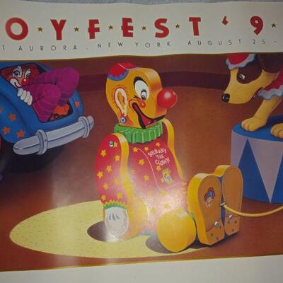 Signed Mel Epstein Toyfest poster
