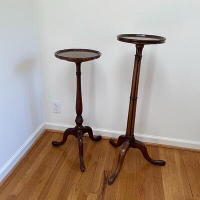 Lot 83 - Two Wooden Plant Stands
