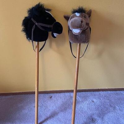 2 Stick horses that make sound