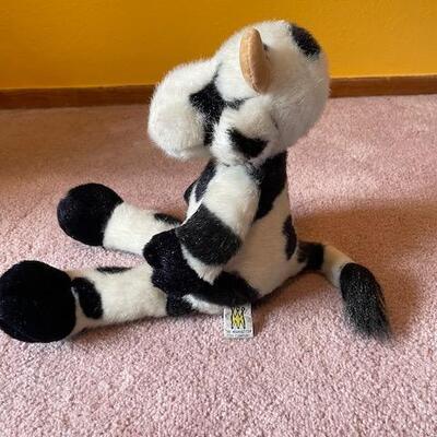6 Plush toys - Anteater, Horse, Snake, Cow, Penguin and Domo - see pics
