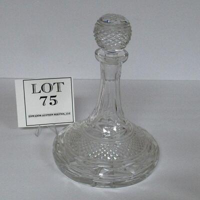 Vintage Glass Decanter With Original Stopper
