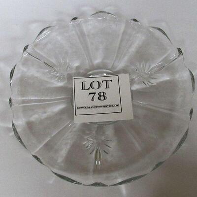 Fostoria Navarre 14" Round Tort Plate Very Pretty