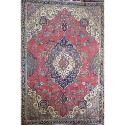 Persian tabriz Vintage Persian Rug 8'7"x2'7" Retail $8608.5