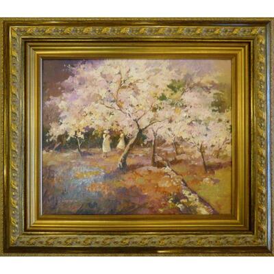 Spanish Oil Painting by Pablo Capilla 34"x30" Retail $3457.44