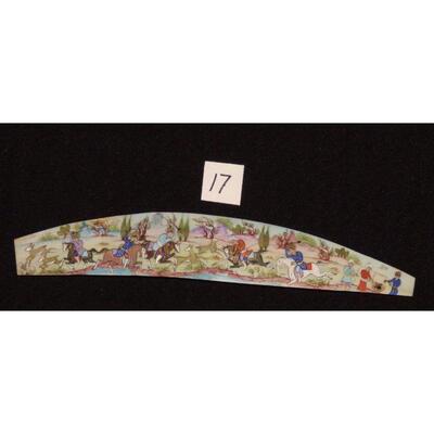 Persian miniature on bone painting 9"x2" Retail $864.36