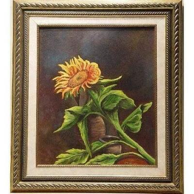 Spanish Oil Painting 29"x26" Retail $2593.08