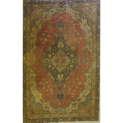 Persian tabriz Vintage Rug 12'4"x9'2" Retail $7156.5