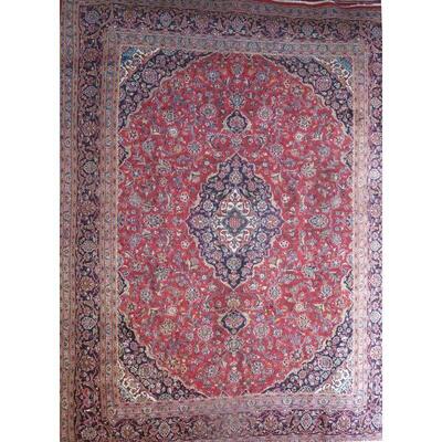 Persian mashad Vintage Rug 13'1"x9'7" Retail $12966