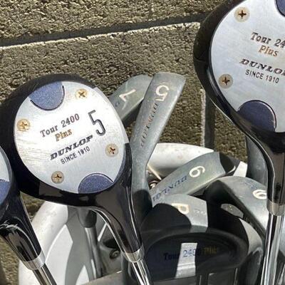 Lot 184. Vintage Dunlop Ladies Golf Clubs & Bag
