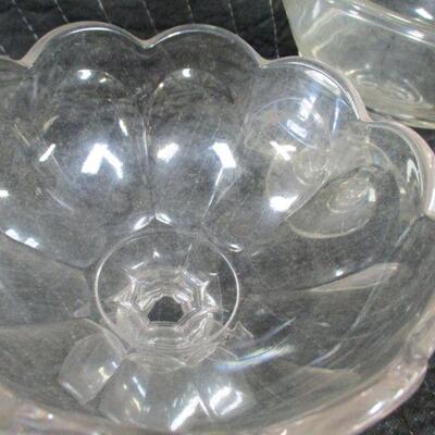 Lot 3 - Signed Heisey Glass & Pressed Glass Compote