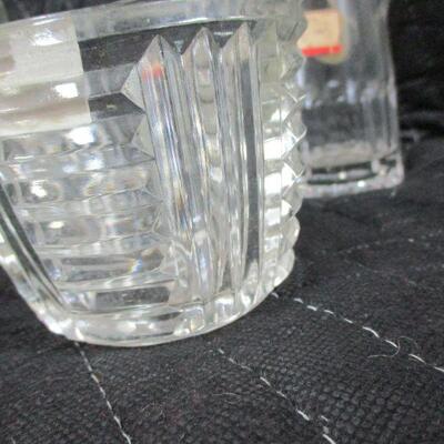 Lot 7 - Crystal Clear Glass Creamers