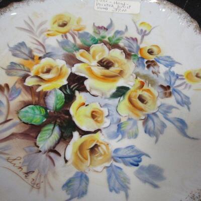 Lot 12 - Collection Of Plates - Some Hand Painted - Weil Ware
