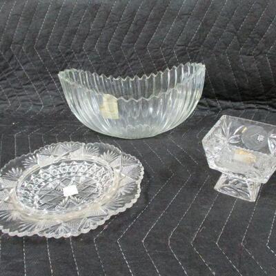 Lot 13 - Signed Sowerby Crystal Glass & Other Glass