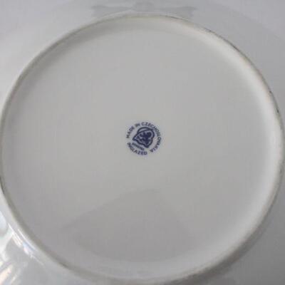 Lot #154: Bohemia Inglazed Blue Porcelain 9.5