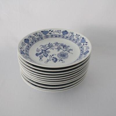 Lot #154: Bohemia Inglazed Blue Porcelain 9.5