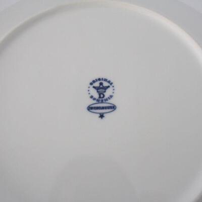 Lot #157: Vintage Zwiebelmuster Bohemia Blue Onion 9.5" Dinner Plates 