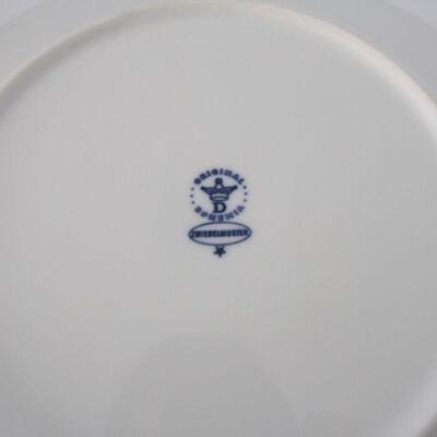 Lot #157: Vintage Zwiebelmuster Bohemia Blue Onion 9.5