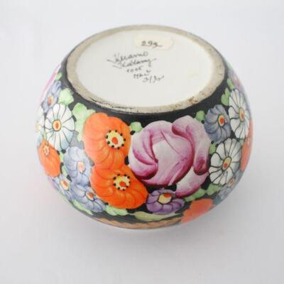 Lot #164: Small Hand Painted Signed Vase 