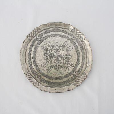 Lot #169: Small Florentine Style Vintage Metal Tray