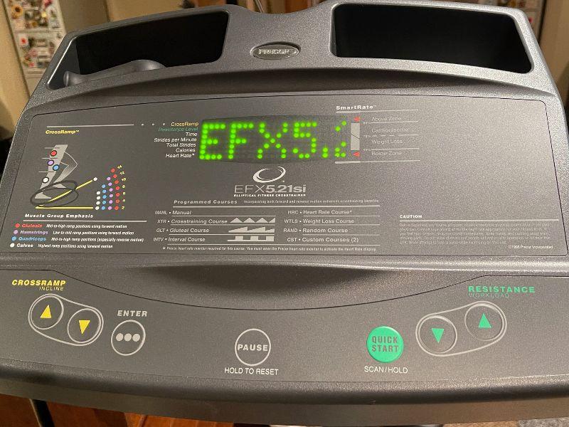 Precor efx 5.21 best sale i elliptical trainer used