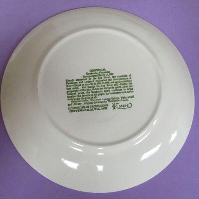 4 Vintge Transferware Plates  Gen McArthur, More- See Description for More Details and Photos