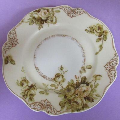 Nice Lot of Fine China Beautiful Floral Plate, Applied Floral Vase, Noritake Plates, Las Vegas Cup and Saucer