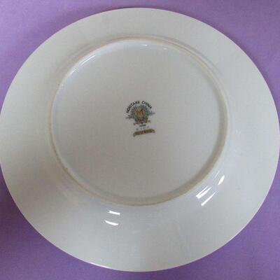 Nice Lot of Fine China Beautiful Floral Plate, Applied Floral Vase, Noritake Plates, Las Vegas Cup and Saucer