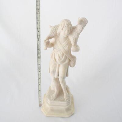Lot #170: Italian Alabaster Shepherd Statue