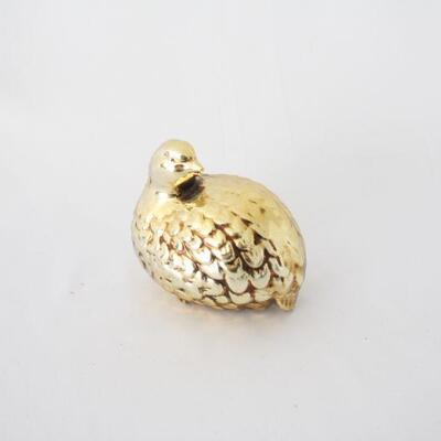 Lot #174: Small Gold Bird Statue 