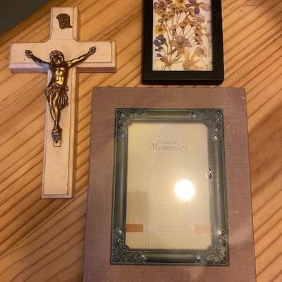 2 frames and a "Sick Call" crucifix