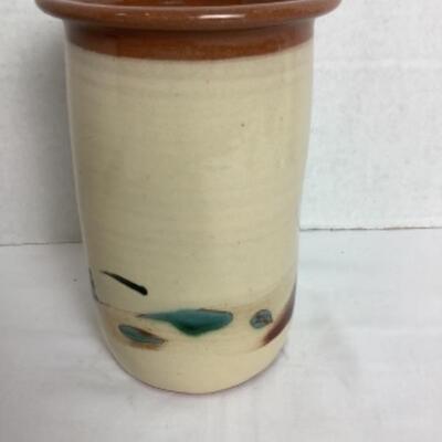 K - 113 Signed Glazed Pottery Vase by Steve Briggs of Coal Creek Canyon
