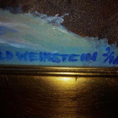 LOT  L.D. Weinstein paintings