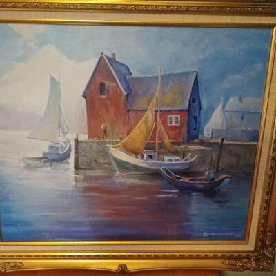 LOT  L.D. Weinstein paintings