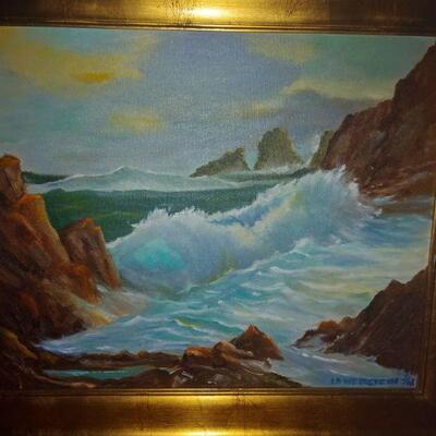 LOT  L.D. Weinstein paintings