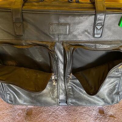 Black Leather Luggage 
