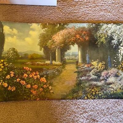 2 prints and a vintage Maxfield Parrish 1988 calendar